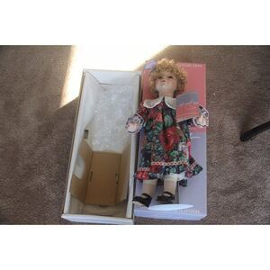 William tung doll girl polly porcelain tuss 1993 739/1500 limited w/box